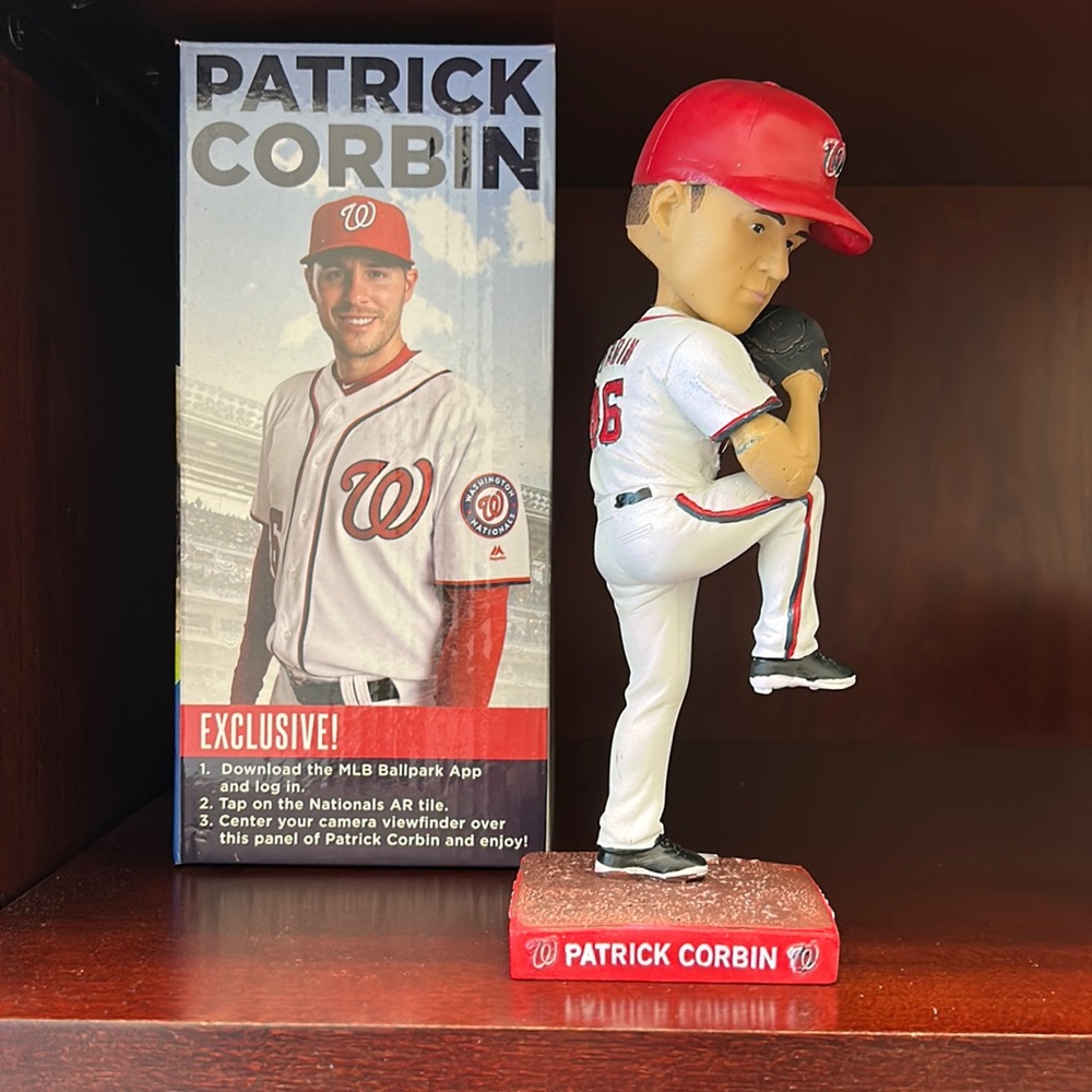 Washington Nationals Collectible Pitcher 2019 Patrick Corbin Bobblehead  SAIC